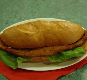 Puten-Schnitzel Sandwich